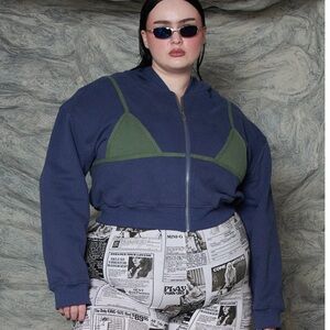 Fashion Brand Company Bikini Bod Zip Up XL / 1X